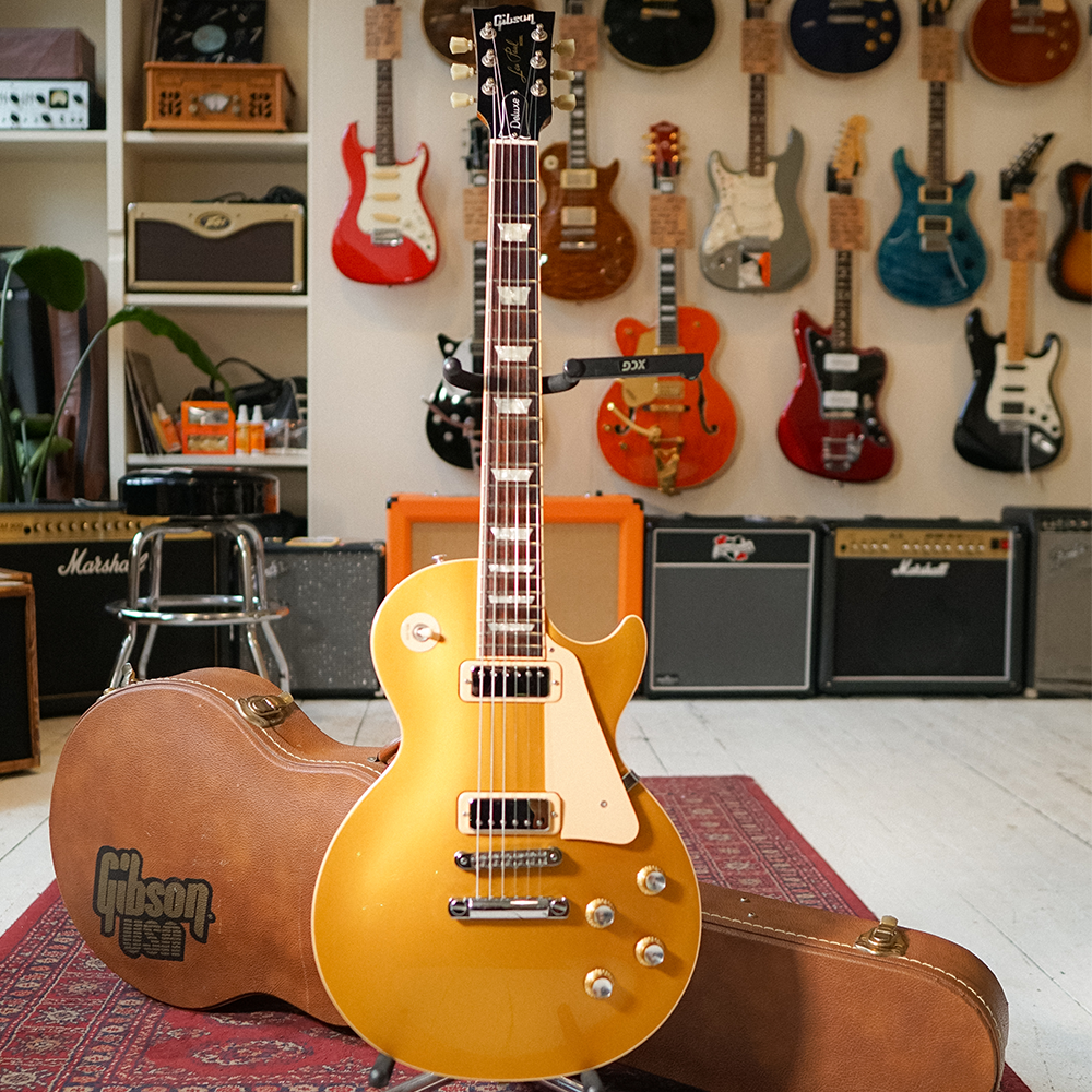 2001 Gibson Les Paul Deluxe Gold Top - OHSC - Preowned