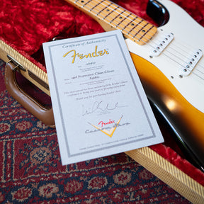 2010 Fender Custom Shop '56 Hardtail Stratocaster NOS With OHSC And Candy - 2 Tone Sunburst - Preowned