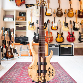 Ibanez BTB1606-NTF 6 String Active Bass Guitar Through Neck - Preowned with Case