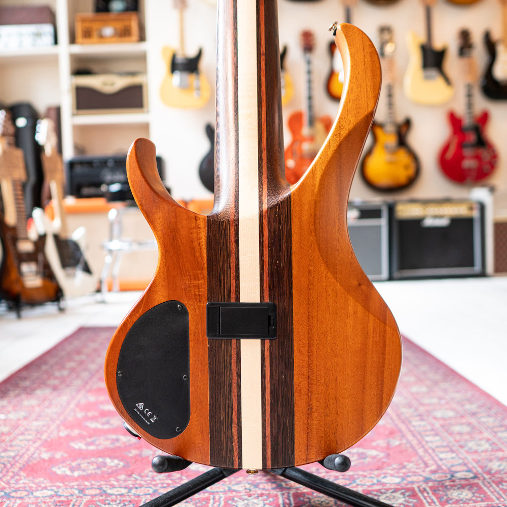 Ibanez BTB1606-NTF 6 String Active Bass Guitar Through Neck - Preowned with Case
