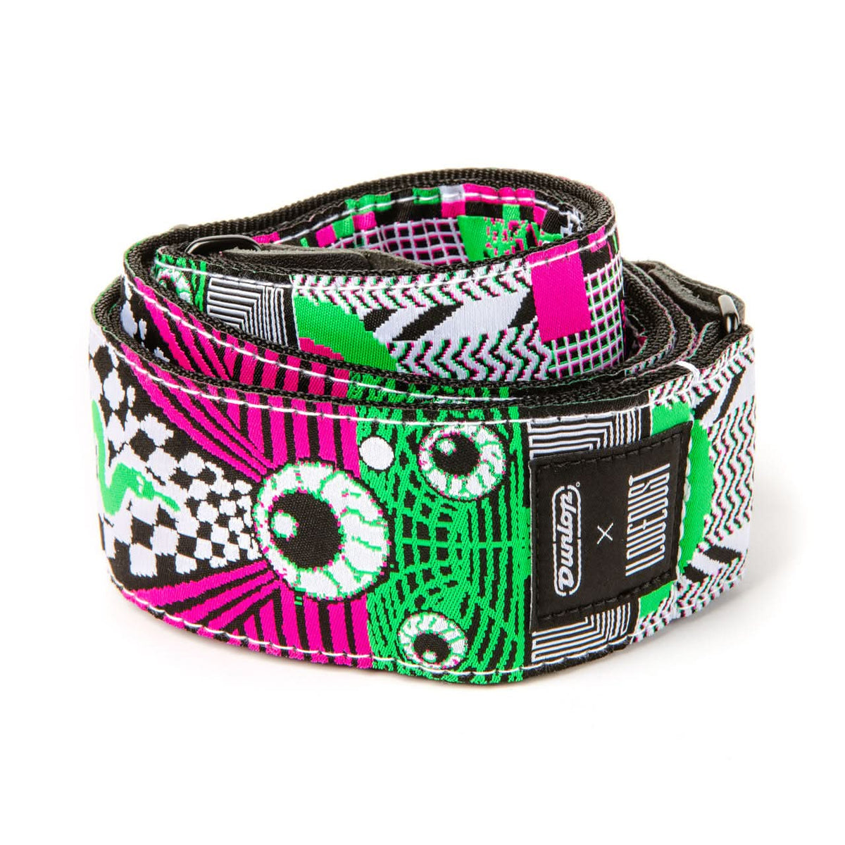 Jim Dunlop ILD14 I Love Dust Mnemonic Fuzz Guitar Strap