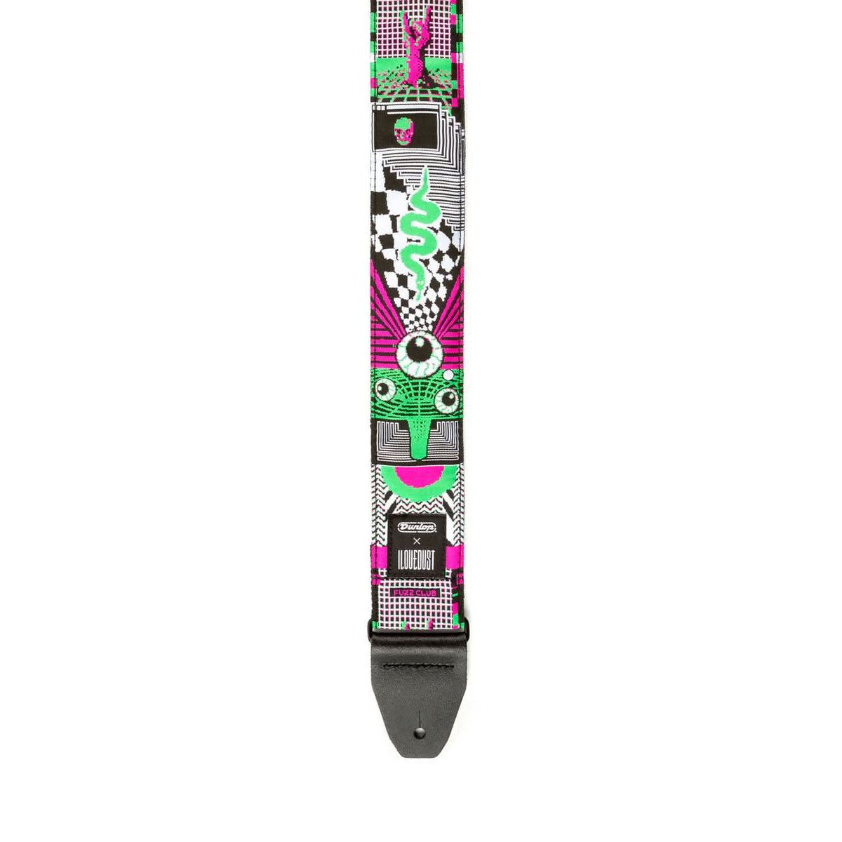 Jim Dunlop ILD14 I Love Dust Mnemonic Fuzz Guitar Strap