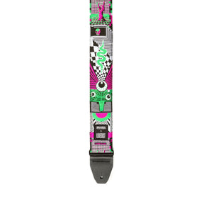 Jim Dunlop ILD14 I Love Dust Mnemonic Fuzz Guitar Strap