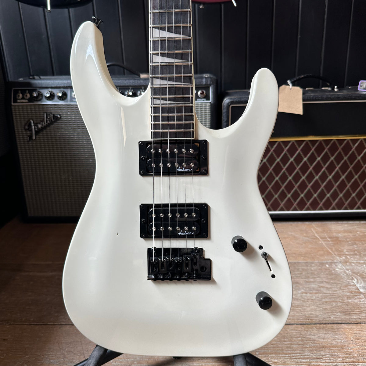 Jackson JS Series Dinky Arch Top JS22 - Rosewood Fingerboard - Snow White