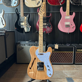 East Coast Thinline Telecaster Style Electric Guitar - Natural - Preowned