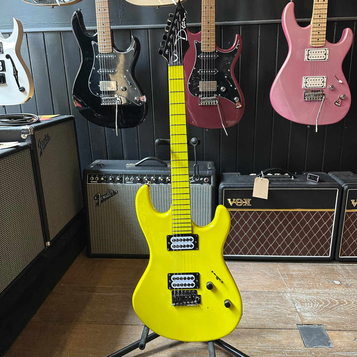 Dean Custom Zone 2 HB Electric Guitar - Yellow - Preowned