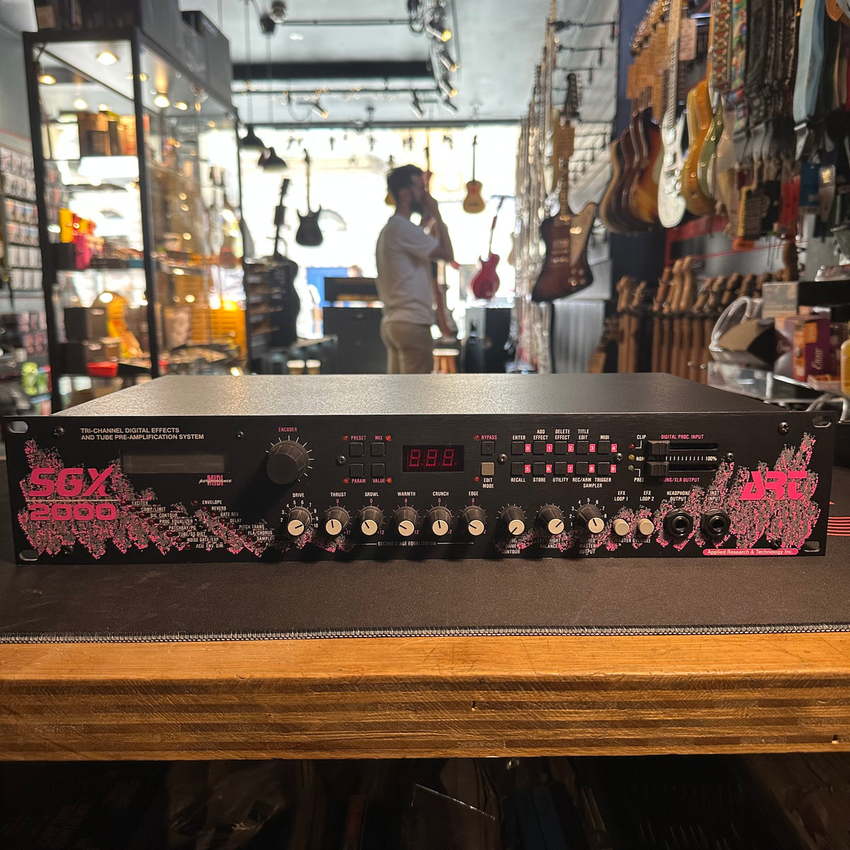 ART SGX 2000 Rack Unit And ART X-15 Foot Controller - Preowned