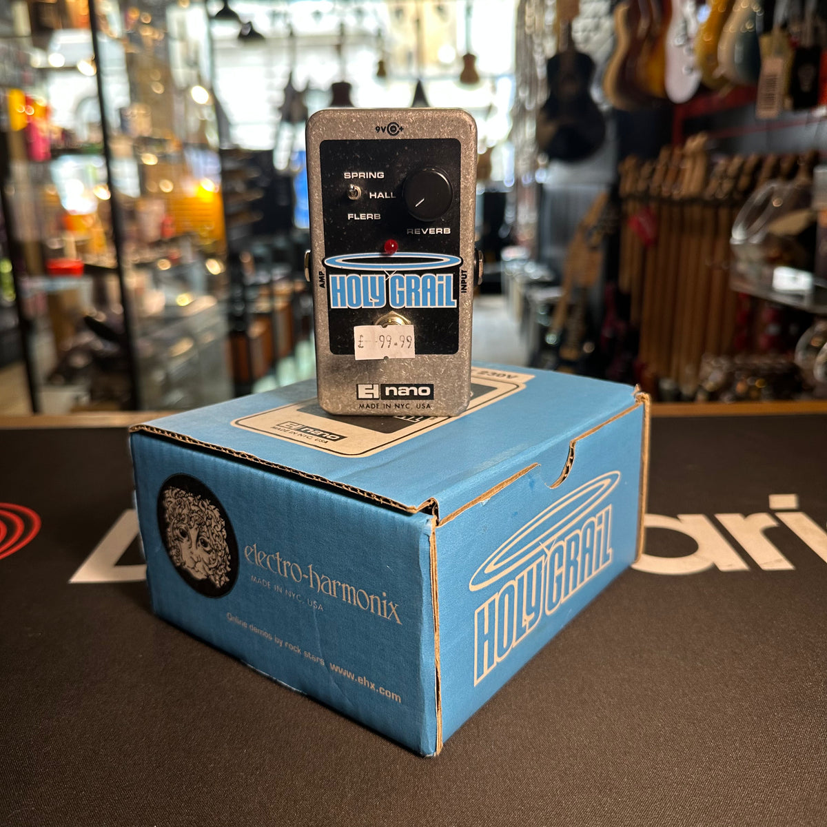 Electro Harmonix Holy Grail Reverb Effect Pedal - Preowned