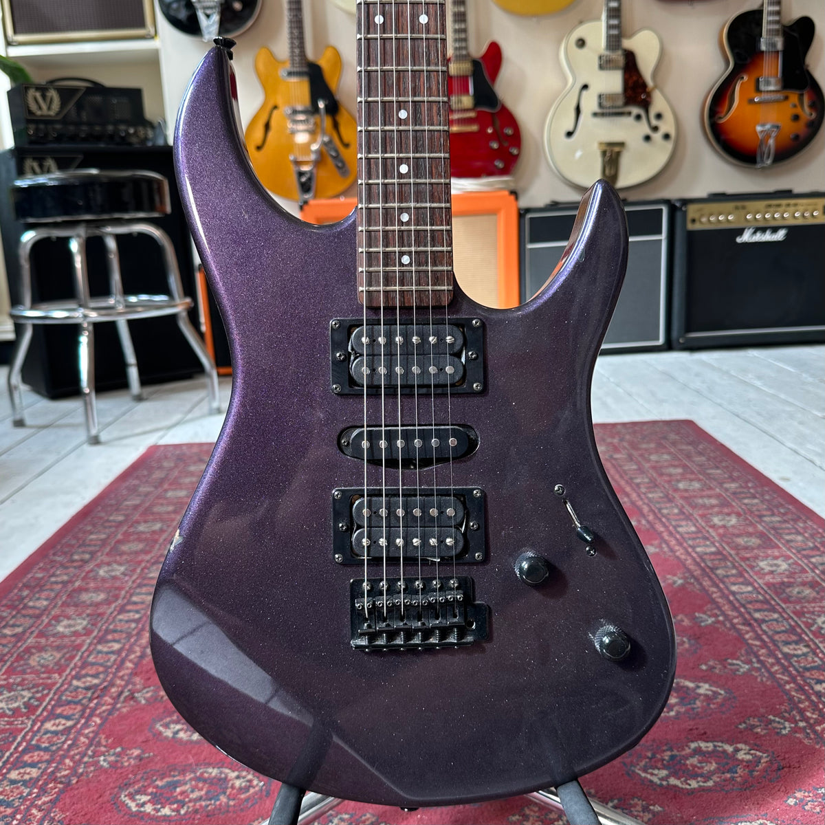 Yamaha RGX121SJ Electric Guitar - Metallic Purple - Preowned