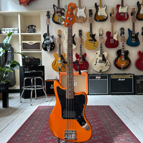 Squier Affinity Series Jaguar Bass H - Laurel Fingerboard - Matching Headstock - Metallic Orange - Preowned