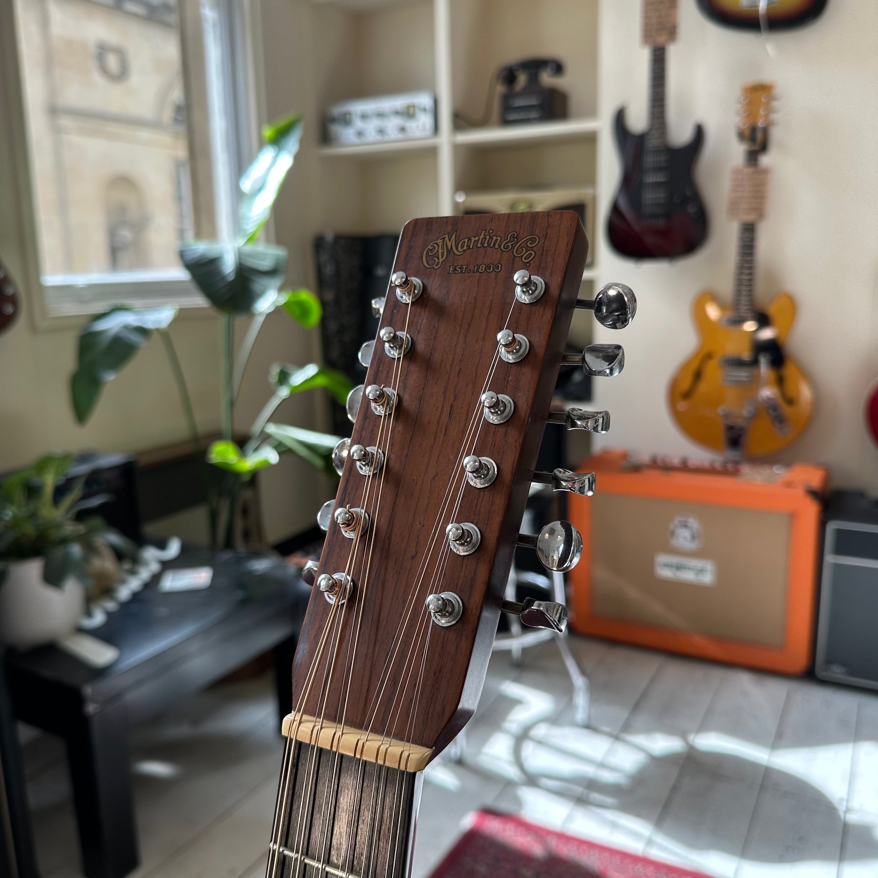 1987 Martin D-12 28 12 String Acoustic Guitar With OHSC - Preowned