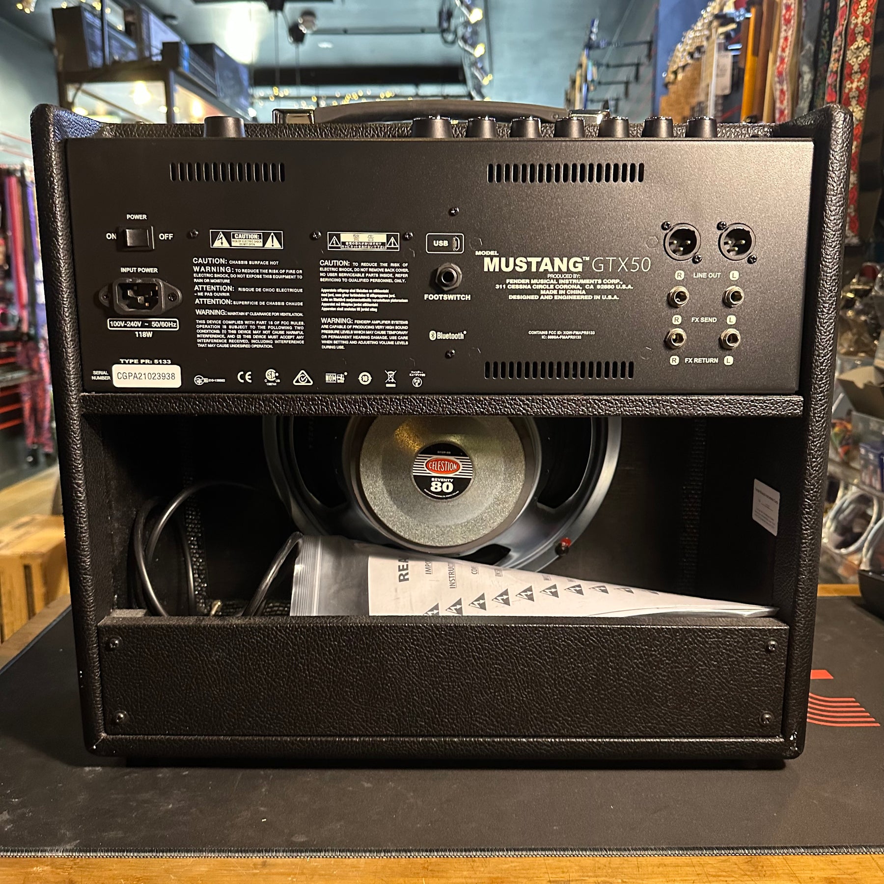 Fender Mustang GTX50 50W Electric Guitar Amplifier - Preowned