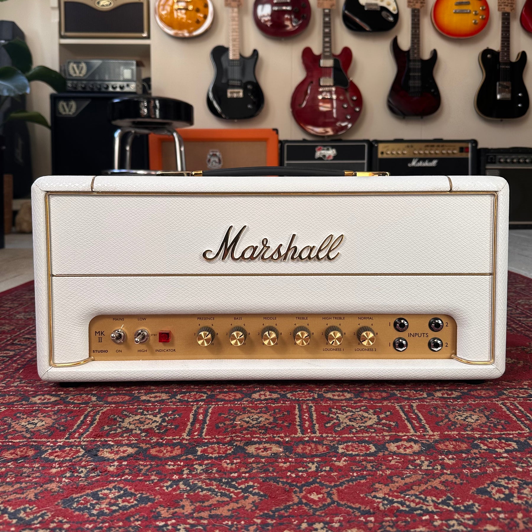 Marshall Studio Vintage 20 Head With Box - White Snake Skin - Preowned