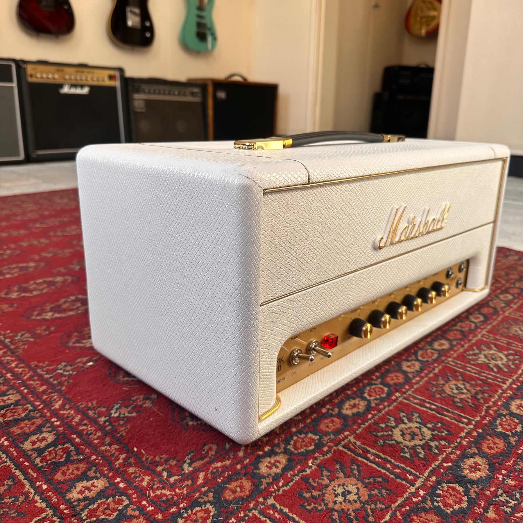 Marshall Studio Vintage 20 Head With Box - White Snake Skin - Preowned