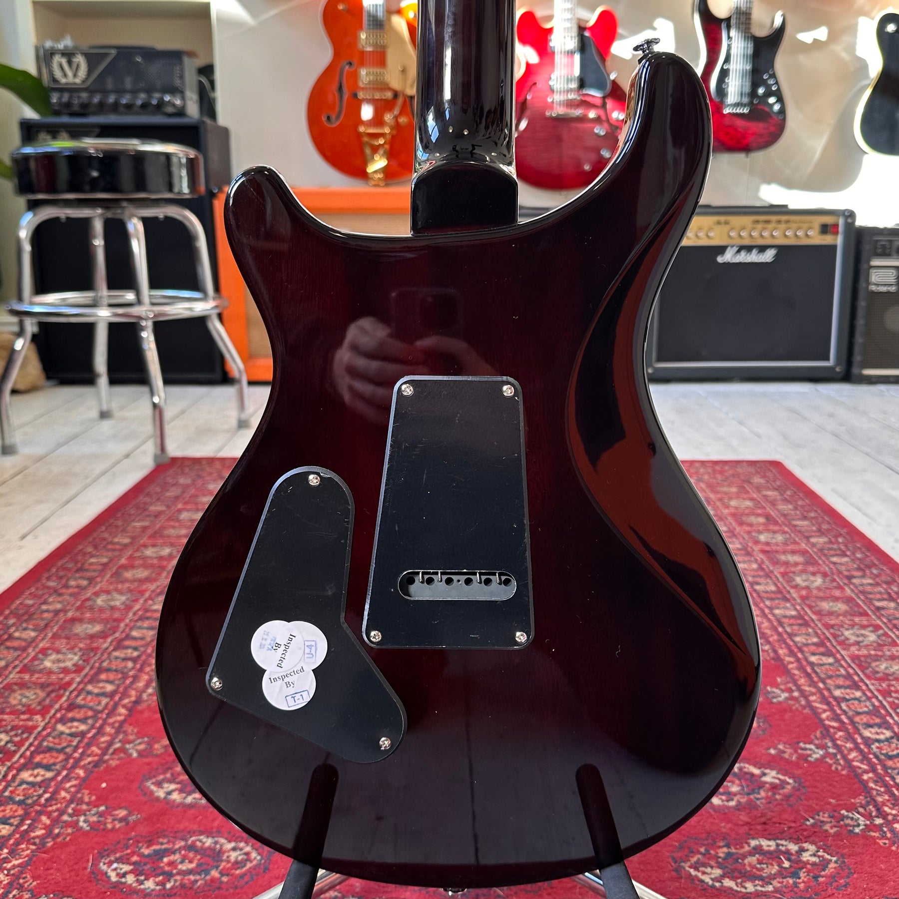 PRS SE Custom 24 - Orange Tiger Smokeburst