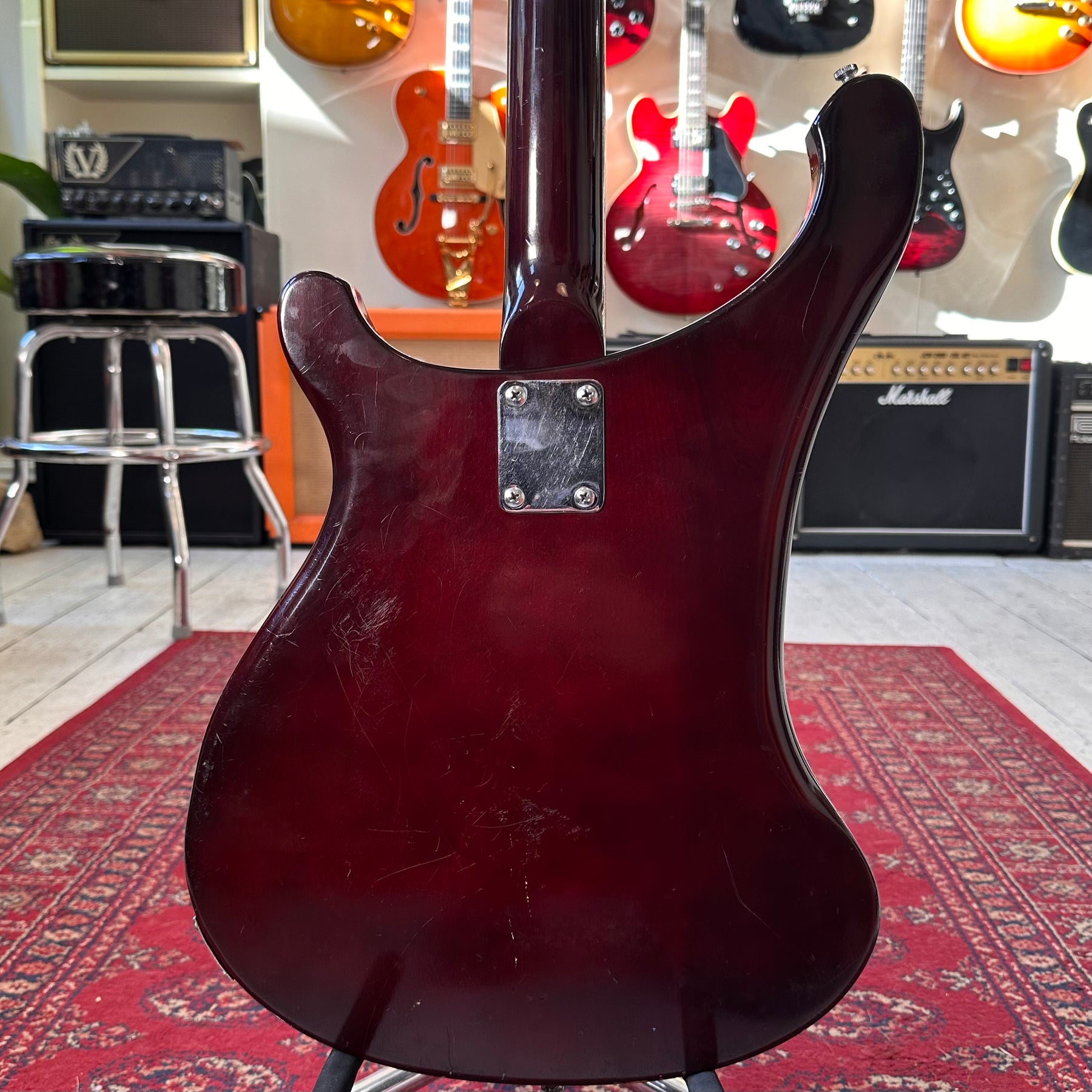 1973 Rickenbacker 480 With HC - Burgundy - Preowned