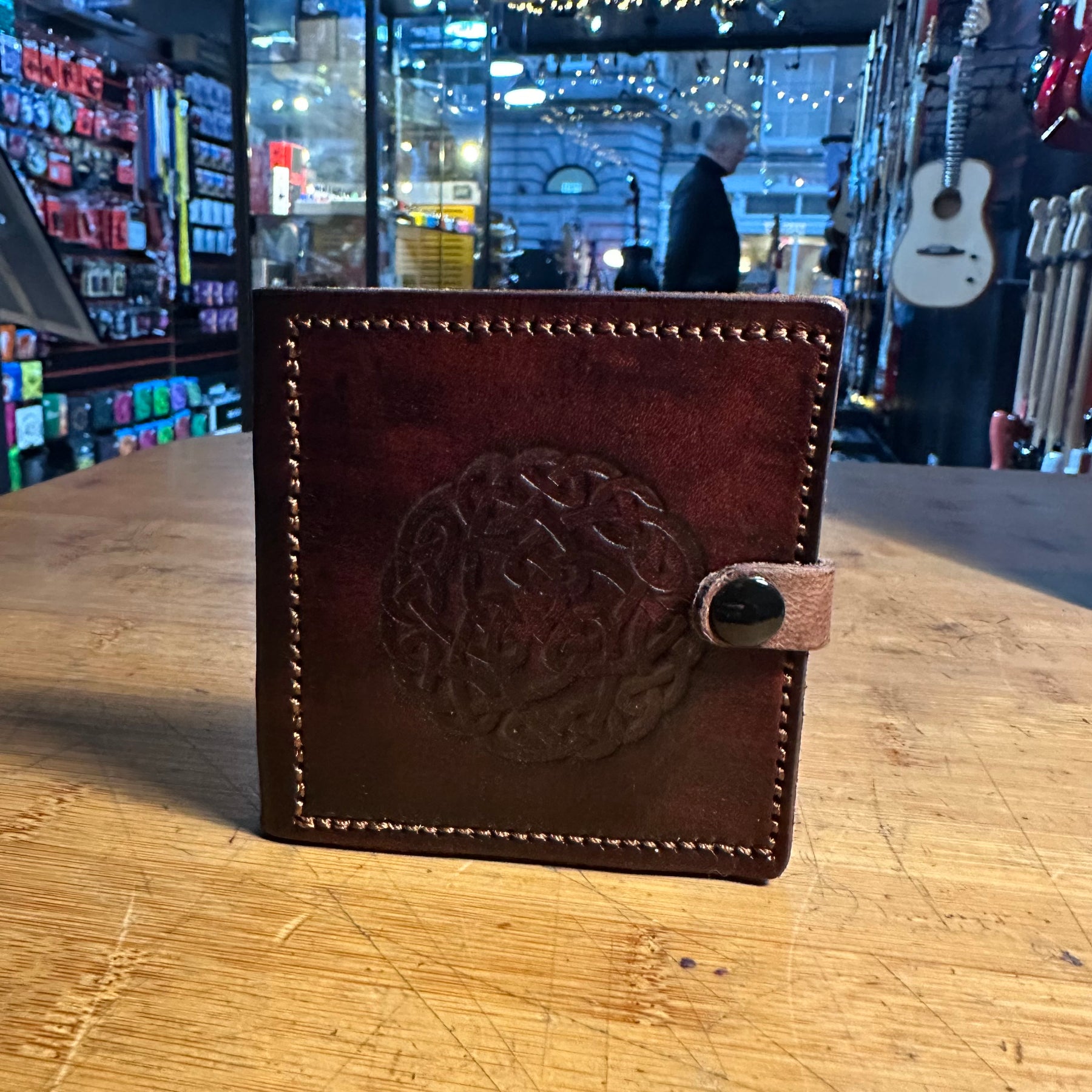 Leather Graft Celtic Plectrum Wallet