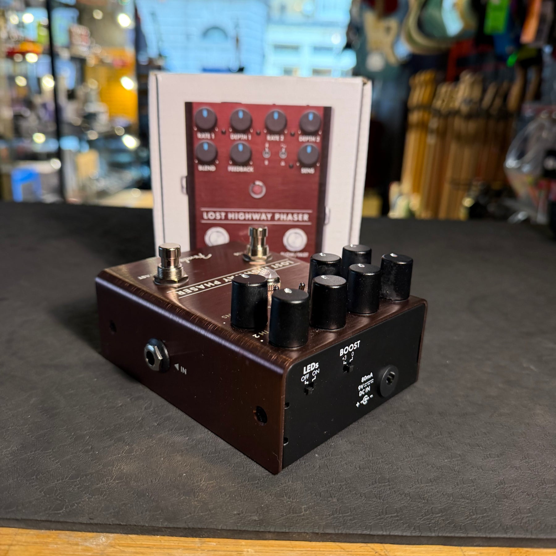 Fender Lost Highway Phaser Effects Pedal - Preowned
