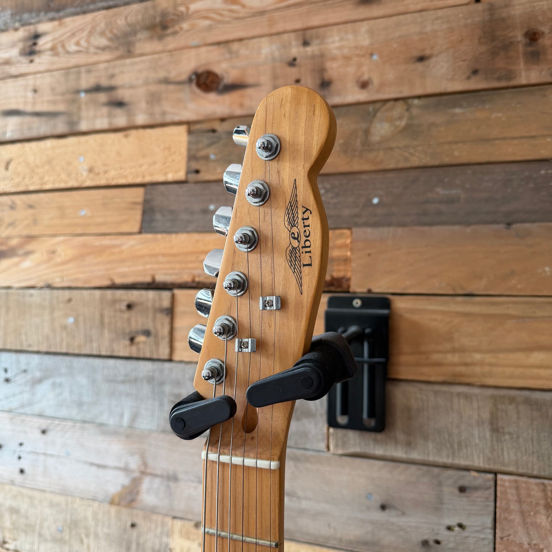 Project Liberty T- Style Electric Guitar - Black - Preowned