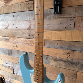 Project Bluerock S-Style Electric Guitar - Sonic Blue - Preowned