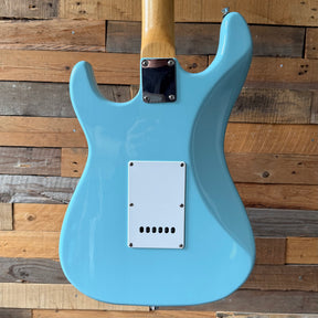 Project Bluerock S-Style Electric Guitar - Sonic Blue - Preowned