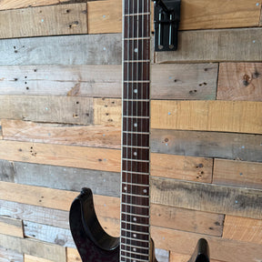 Project Black Knight S-Style Electric Guitar - Black - Preowned