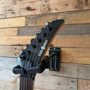 Project Black Knight S-Style Electric Guitar - Black - Preowned