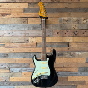 Project Jim Deacon S-Style Left Handed Electric Guitar - Black - Preowned
