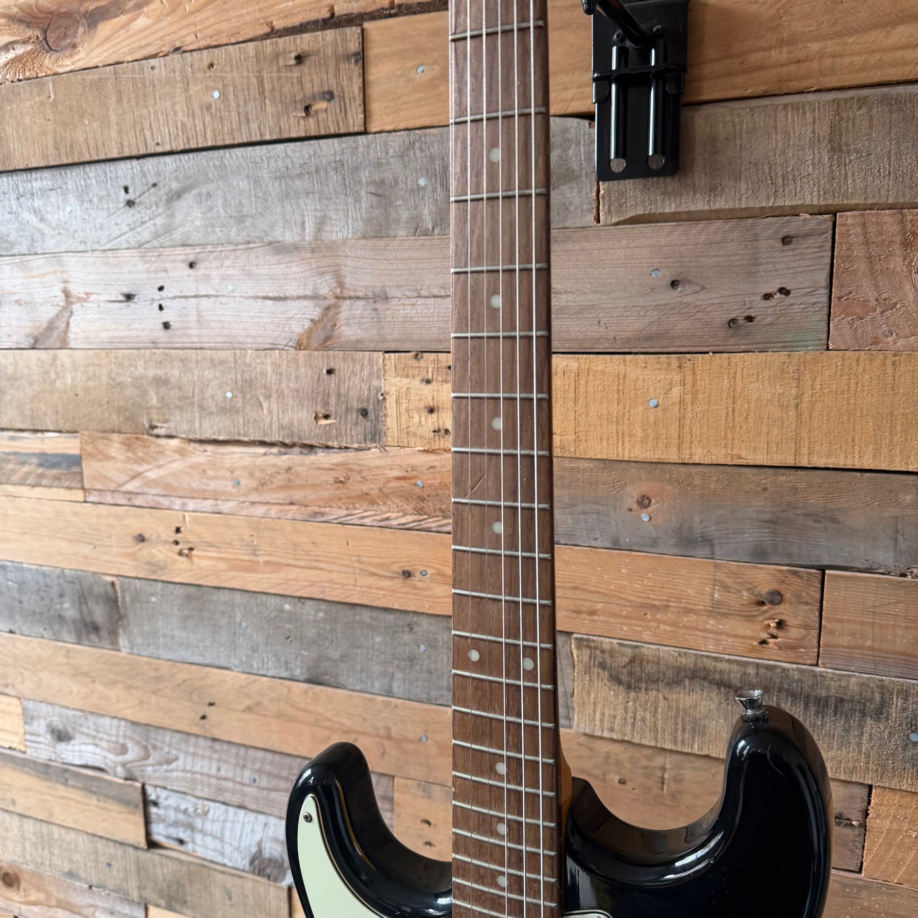 Project Jim Deacon S-Style Left Handed Electric Guitar - Black - Preowned