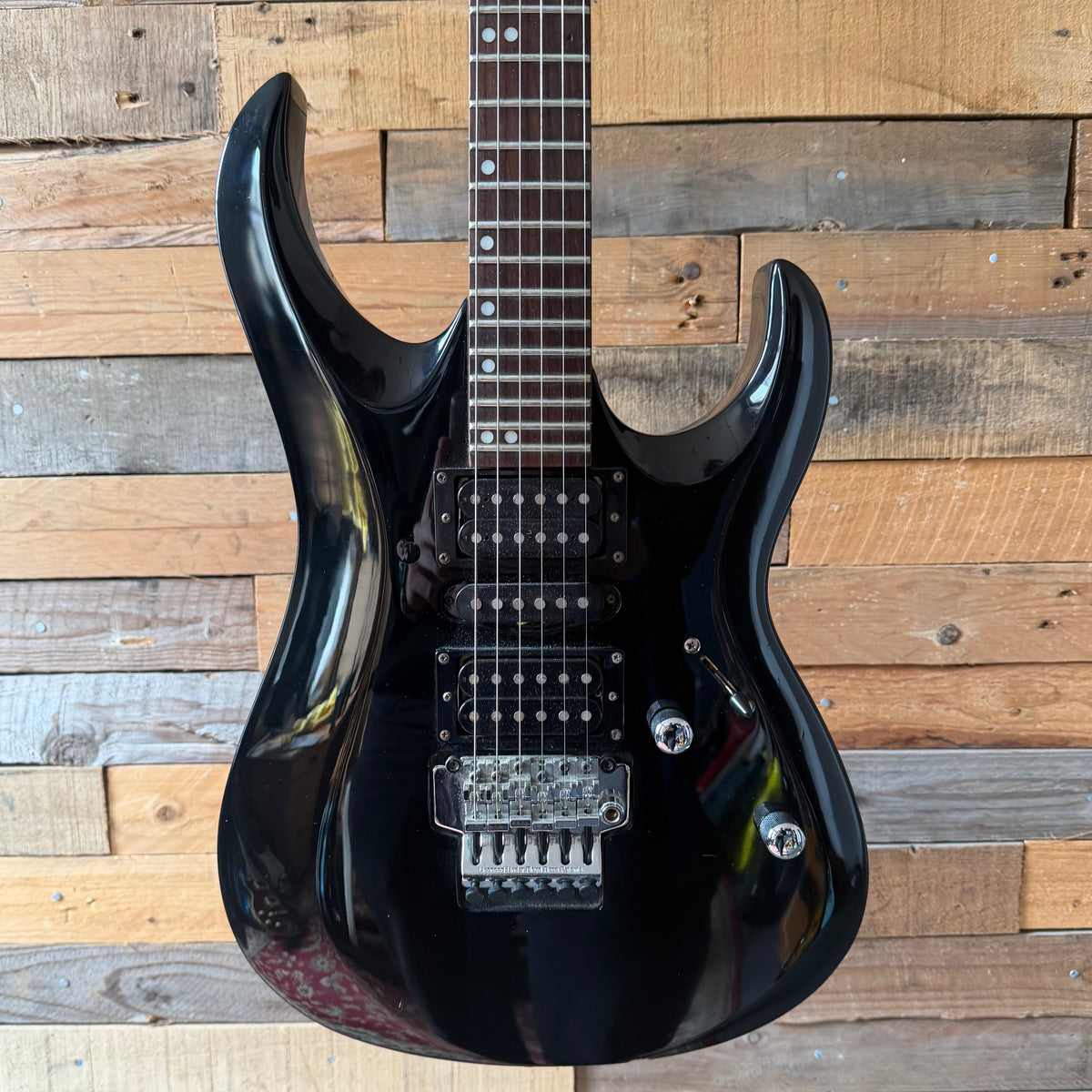 Project Cort X S-Style HSH Electric Guitar - Black - Preowned