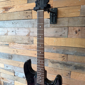 Project Blacked Strat Electric Guitar - Black - Preowned