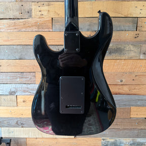 Project Blacked Strat Electric Guitar - Black - Preowned