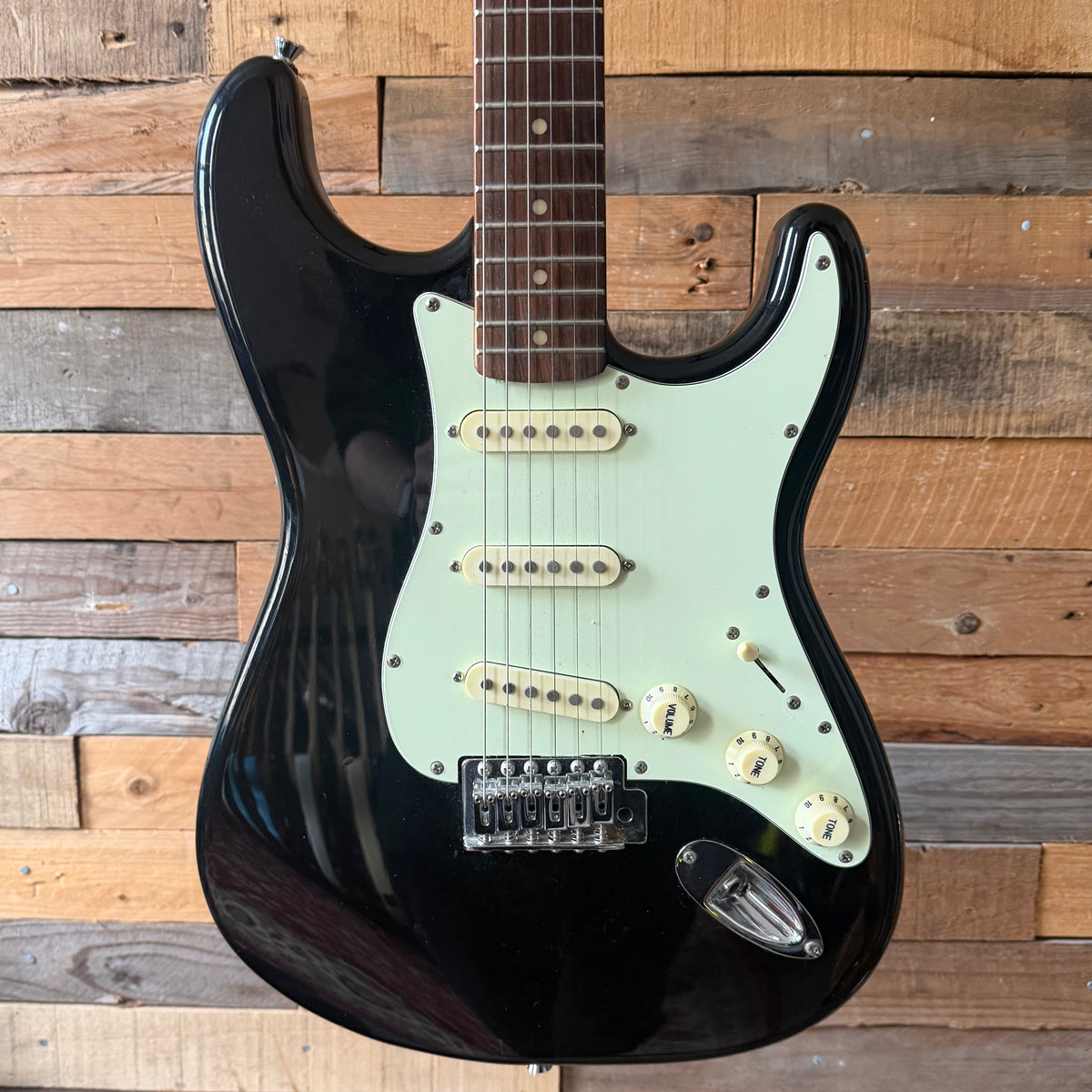 Project Jim Deacon S-Style Electric Guitar - Black - Preowned