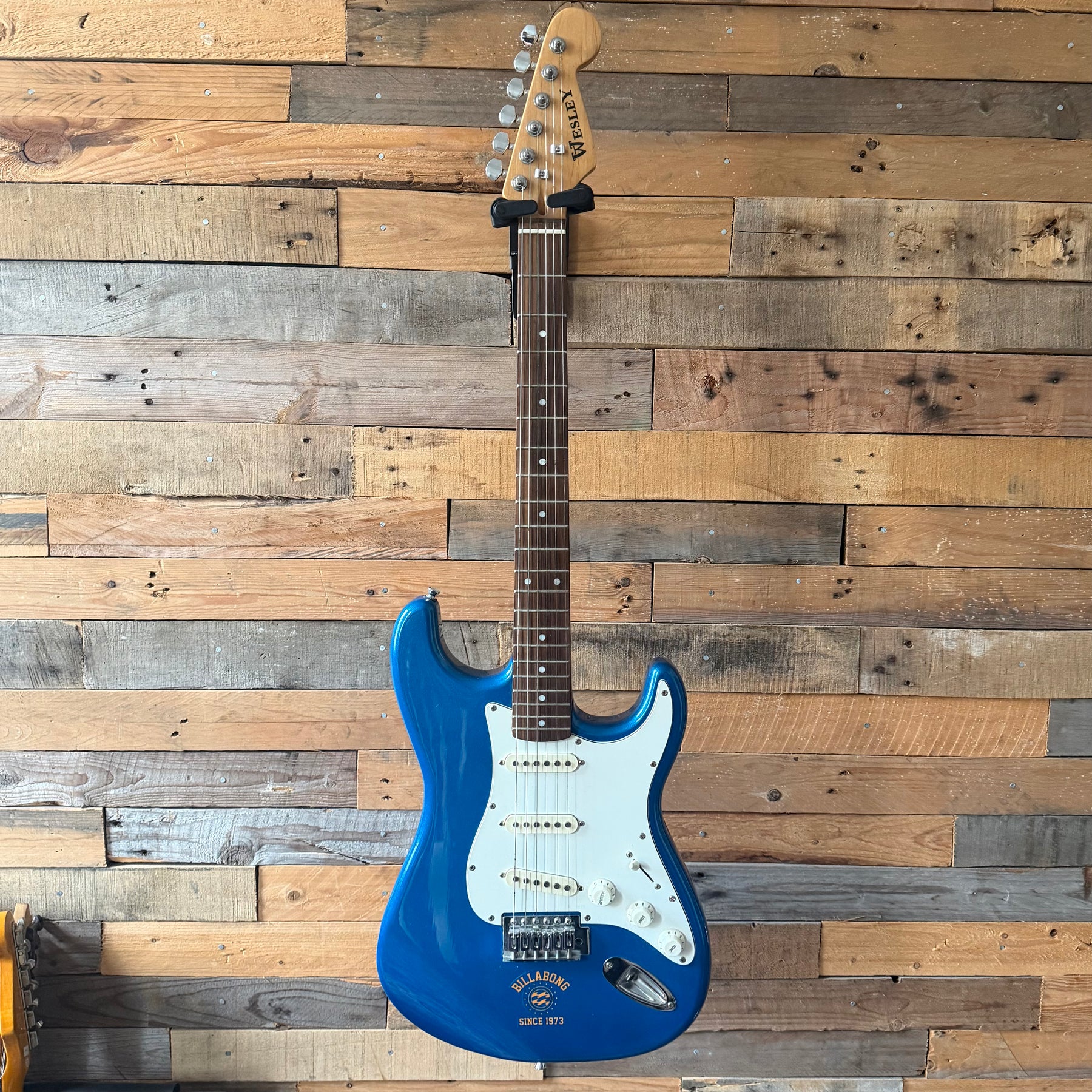 Project Wesley S-Style Electric Guitar - Blue - Preowned