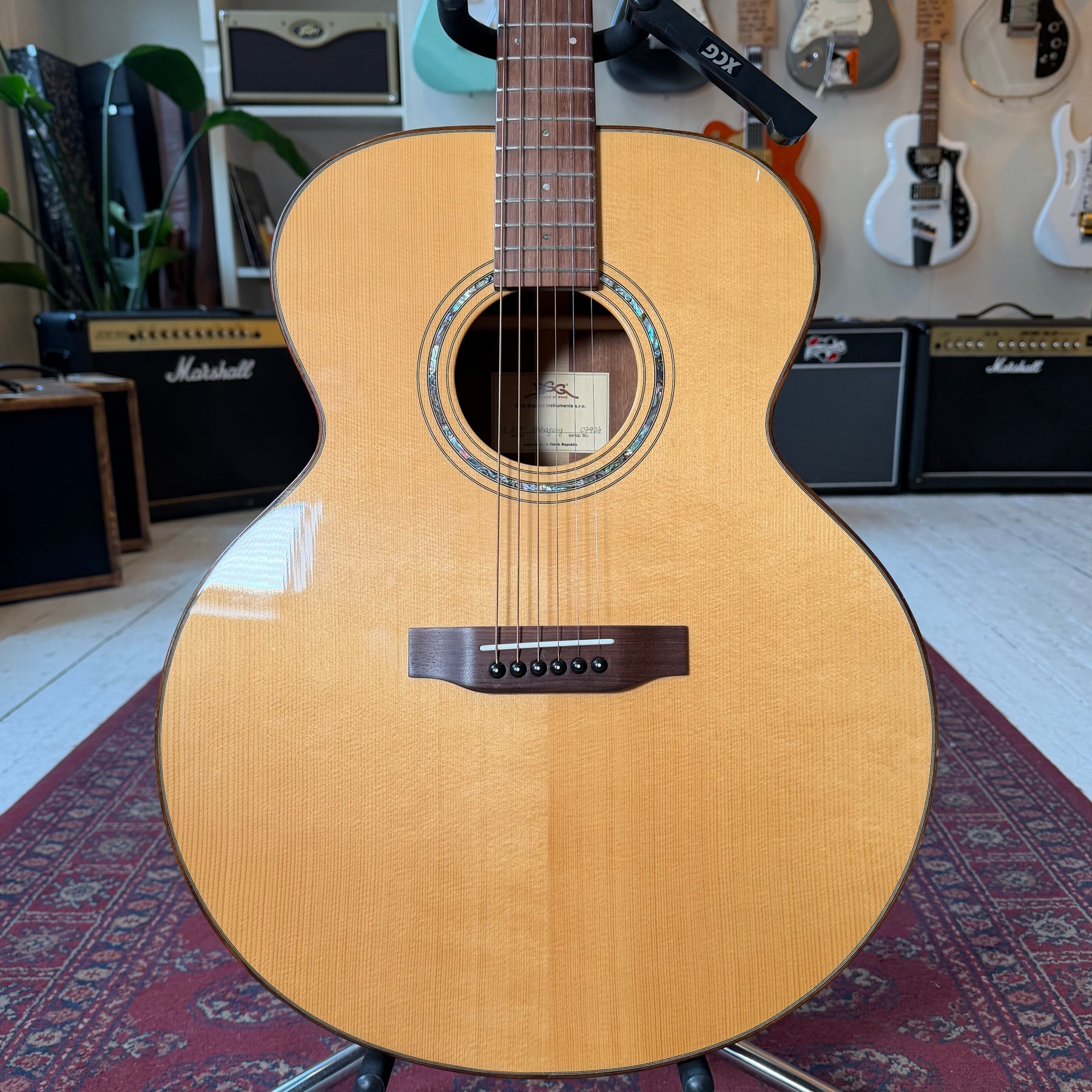 BSG GJ 10F Jumbo Hand Made Acoustic Guitar W/ Hardcase - Preowned