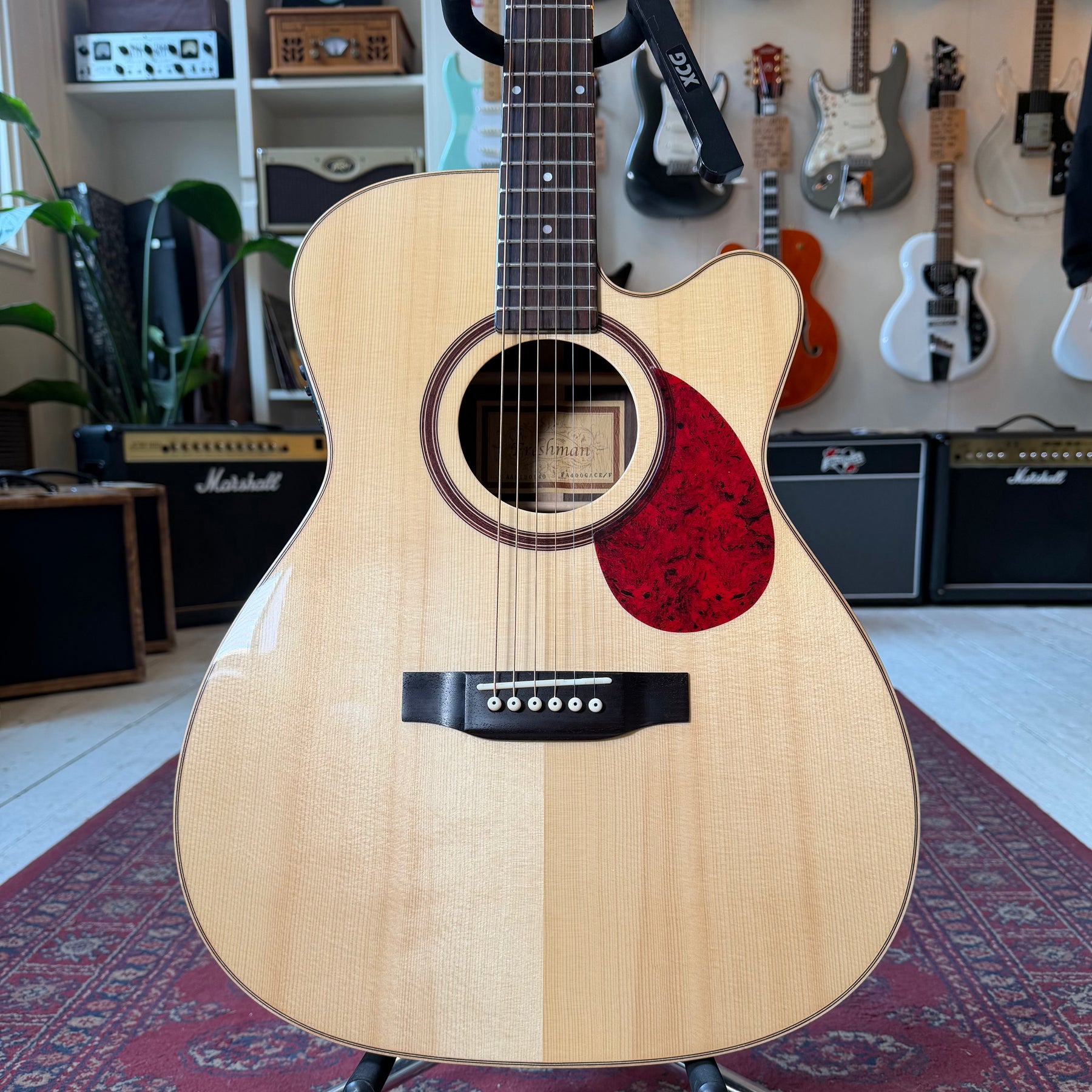 Freshman Electro Acoustic Guitar All Solid - Natural - Preowned