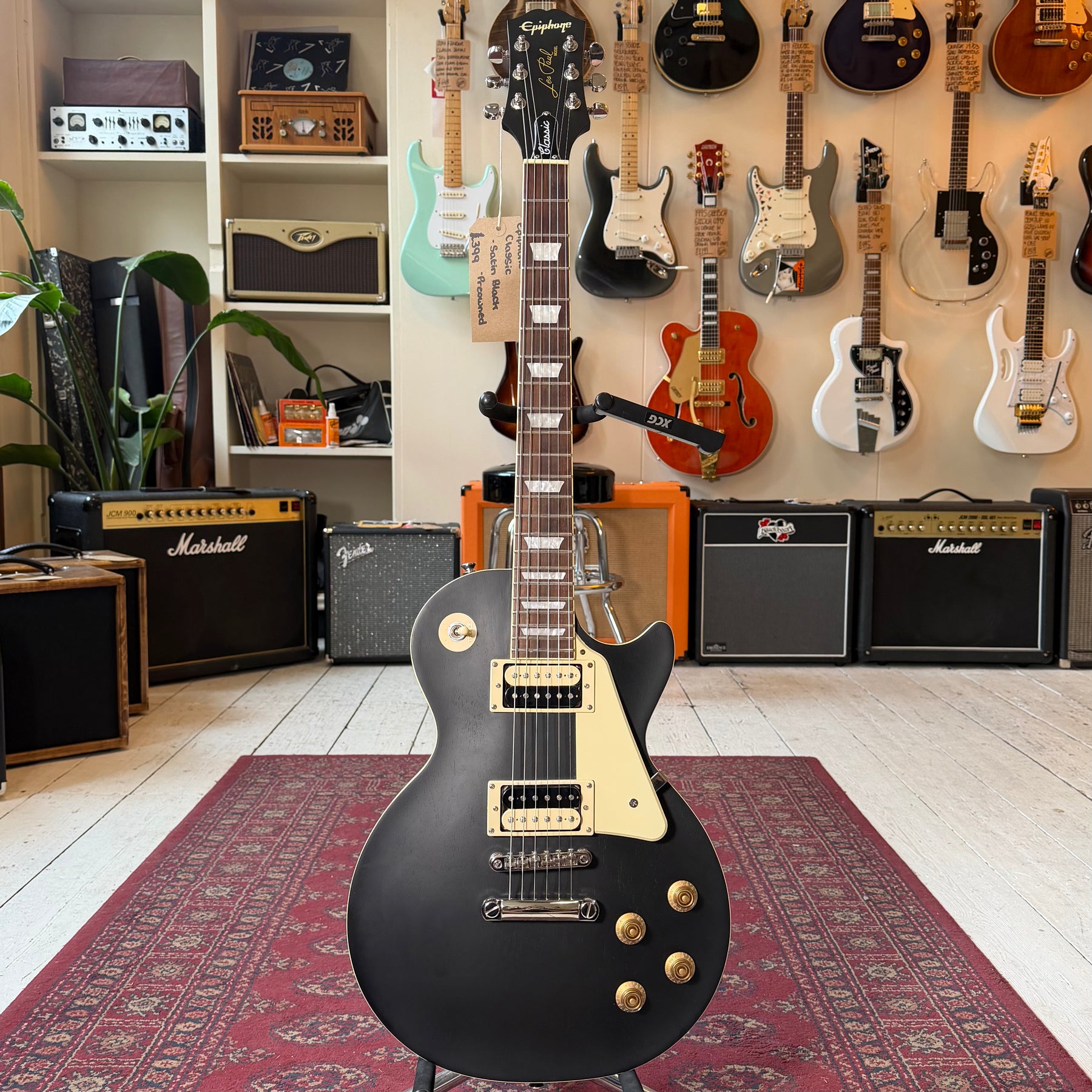 Epiphone Les Paul Classic - Satin Black - Preowned