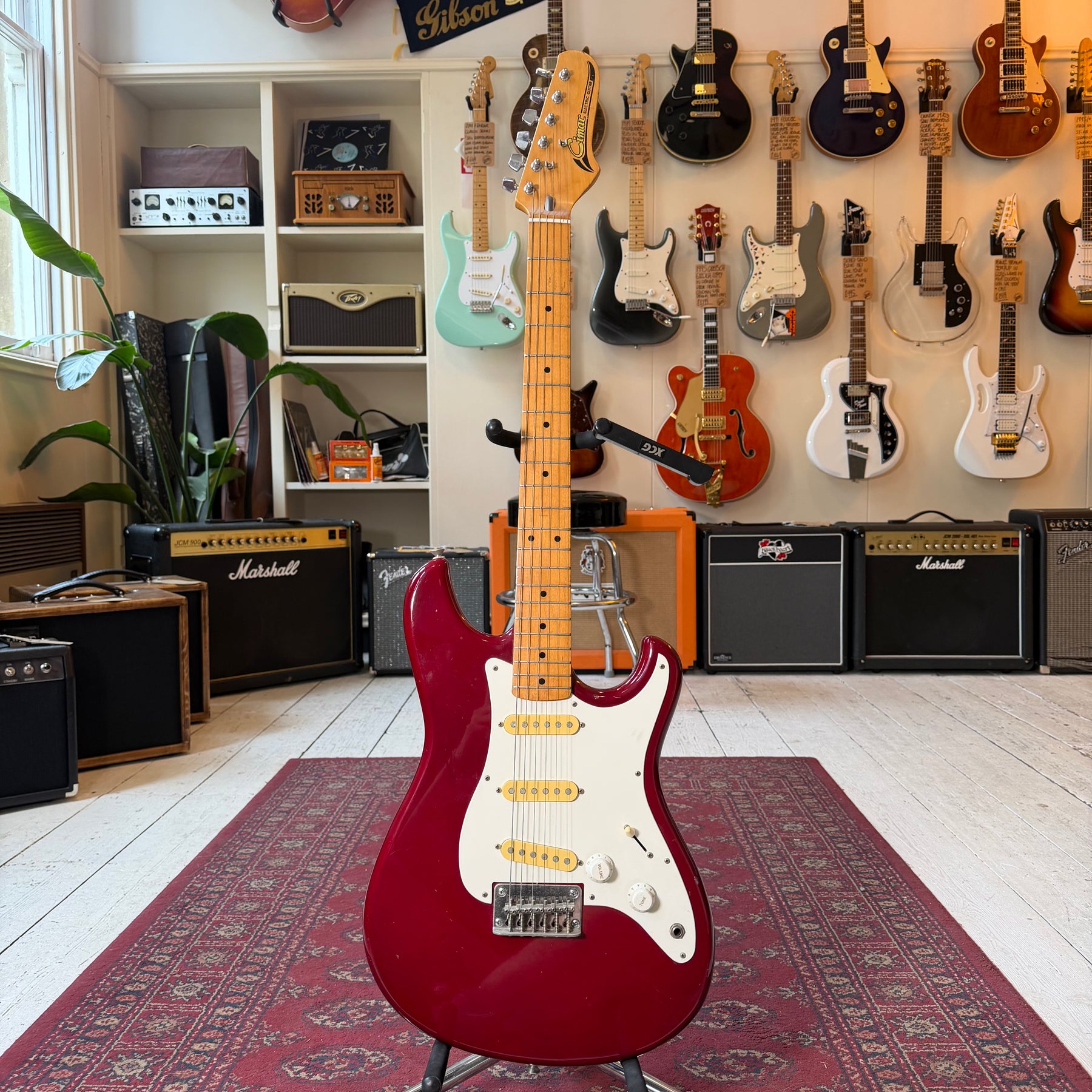 Cimar MIJ Roadster Electric Guitar - Red - Preowned
