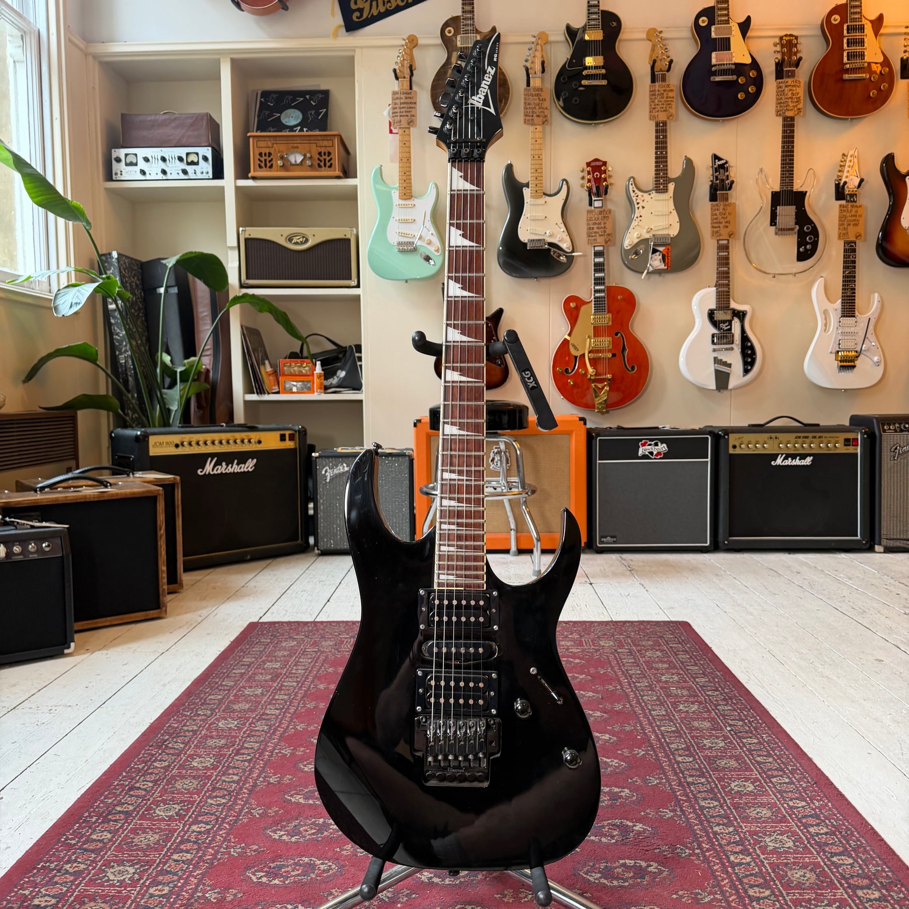 Ibanez RG Series HSH S-Style Electric Guitar - Black - Preowned