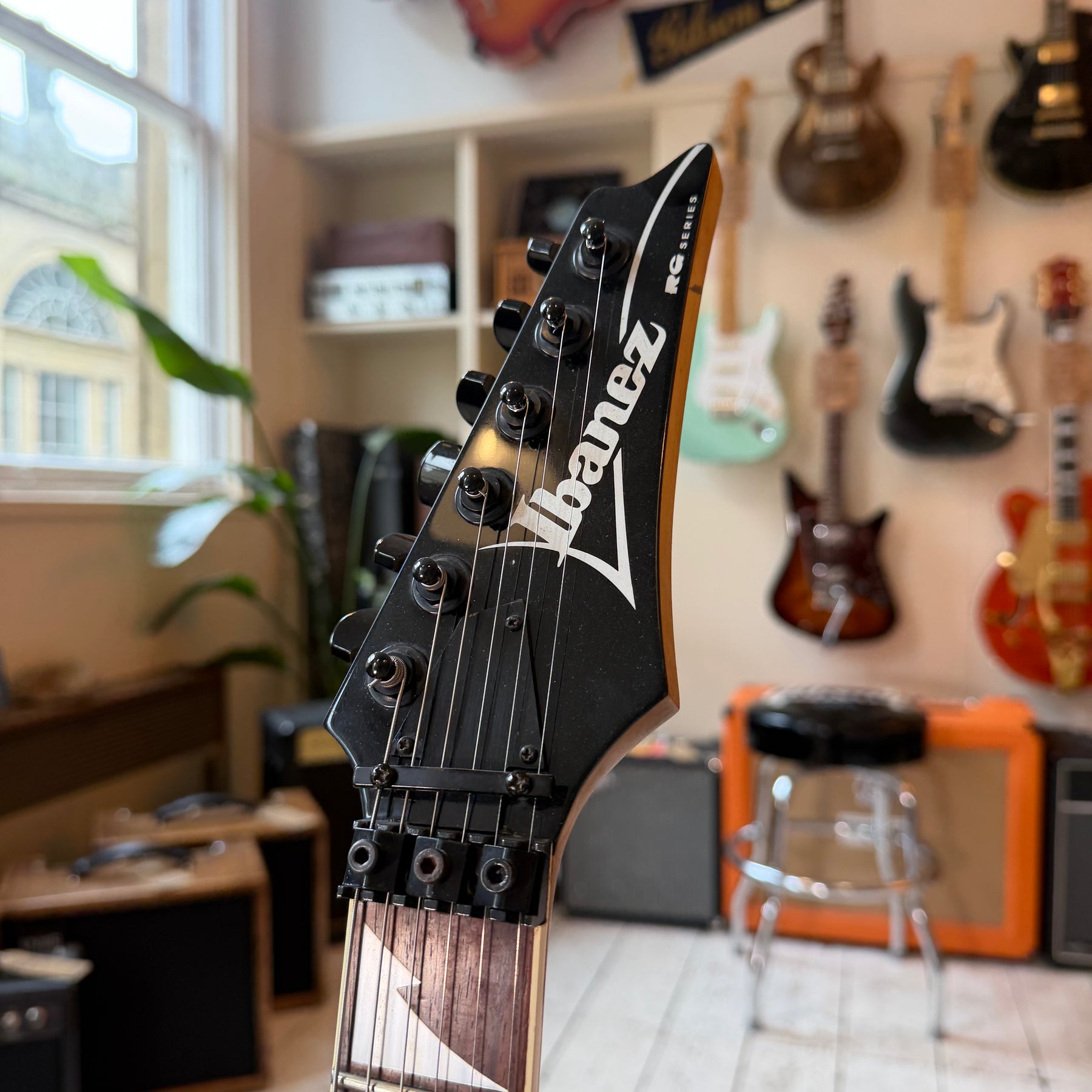 Ibanez RG Series HSH S-Style Electric Guitar - Black - Preowned