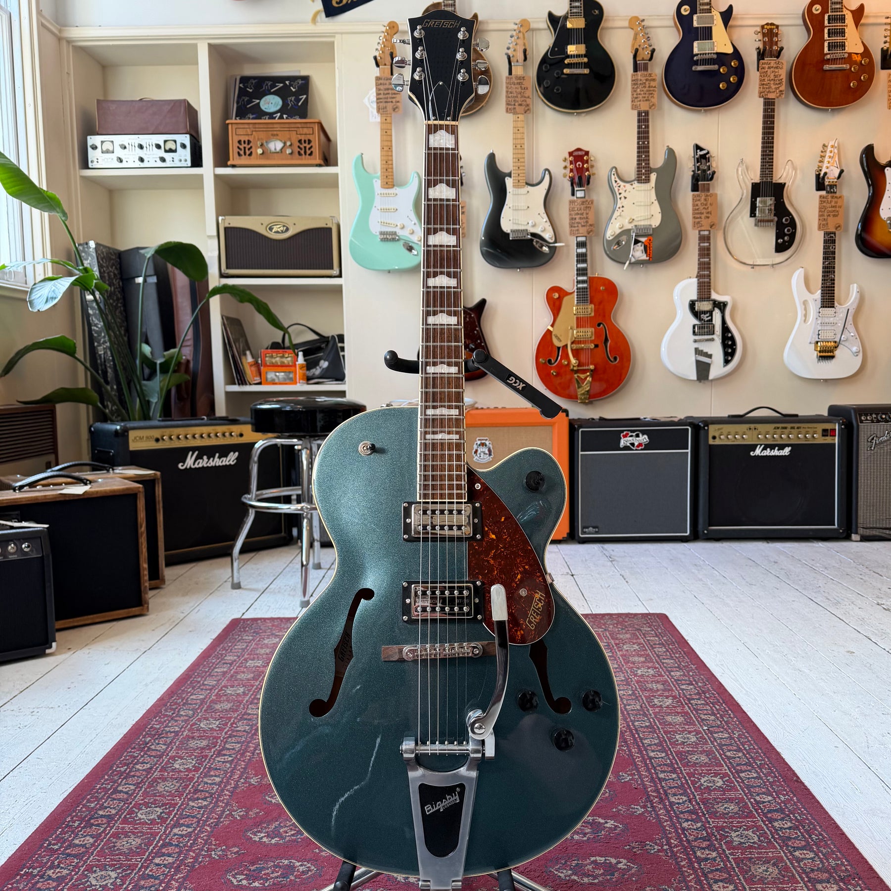 Gretsch G2420T Streamliner Hollow Body W/ Bigsby And Hardcase - Gunmetal - Preowned
