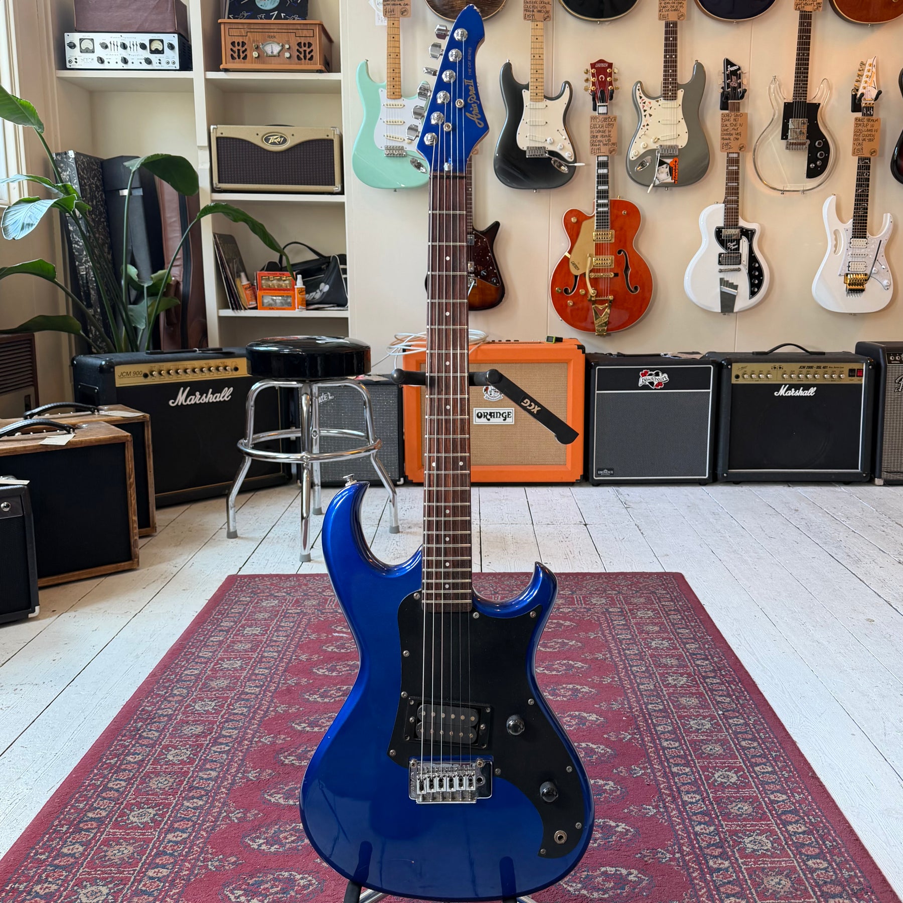Aria Pro II RS Wildcat Electric Guitar - Blue - Preowned