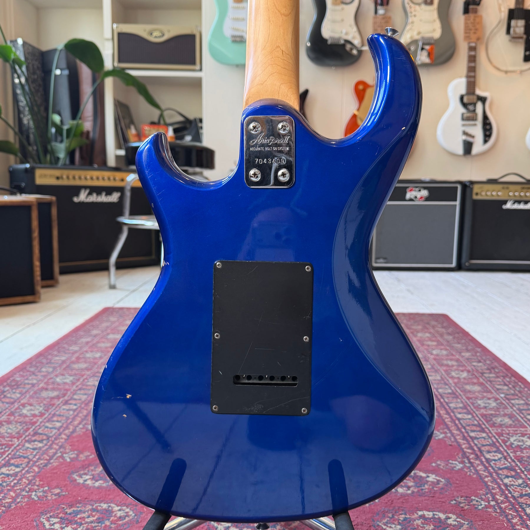 Aria Pro II RS Wildcat Electric Guitar - Blue - Preowned