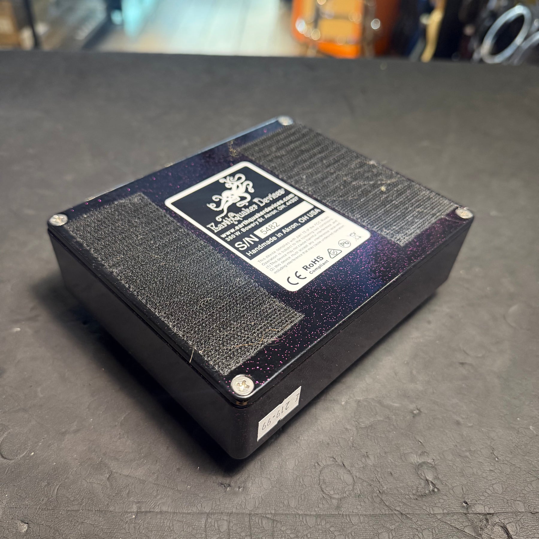 EarthQuaker Devices Hoof Reaper V2 Octave Fuzz - Purple Sparkle - Preowned