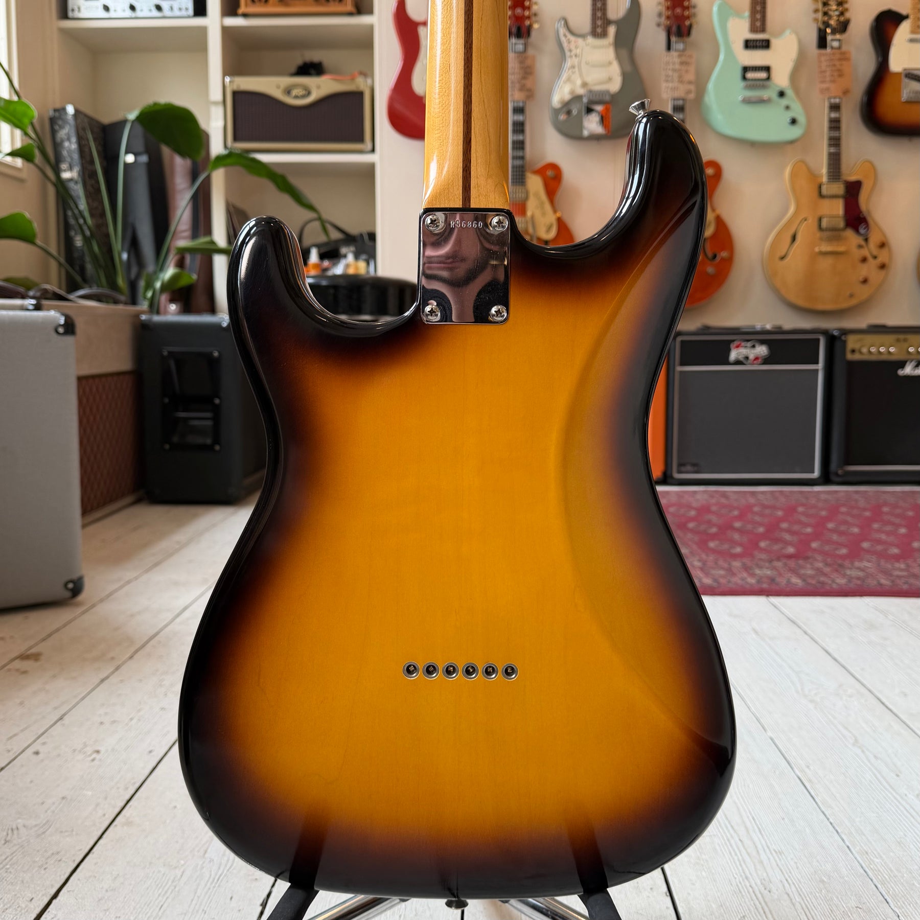 2010 Fender Custom Shop '56 Hardtail Stratocaster NOS With OHSC And Candy - 2 Tone Sunburst - Preowned