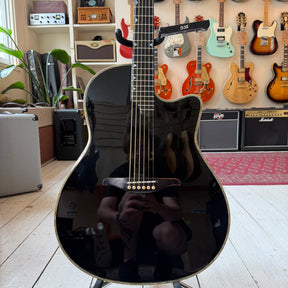 1990s Alverez Yairi DY88BK Electro Acoustic MIJ Ebony Fingerboard - Gloss Black - Preowned