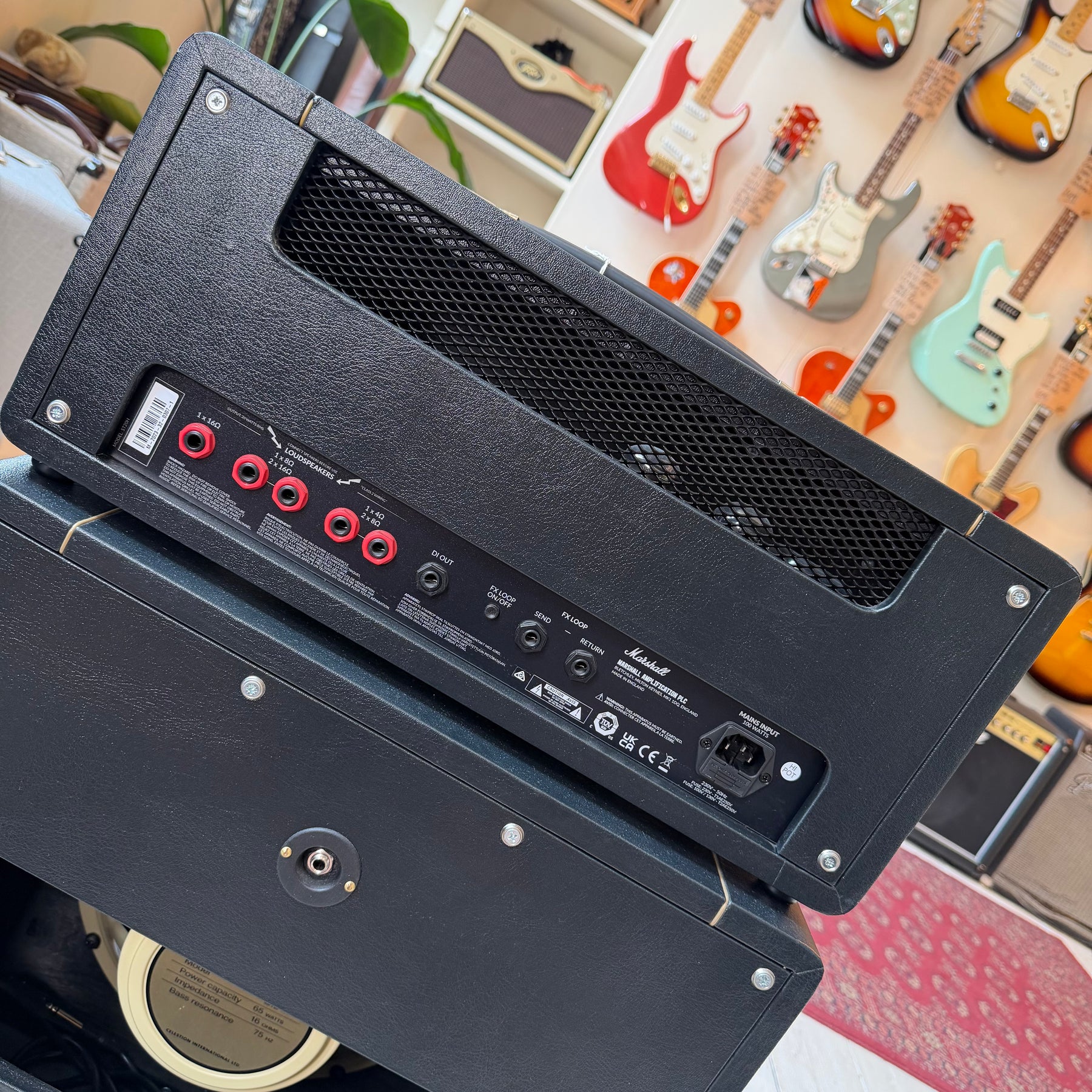 Marshell Studio JTM 20 Watt Valve Head Head With Matching 1X12 Cab - Preowned