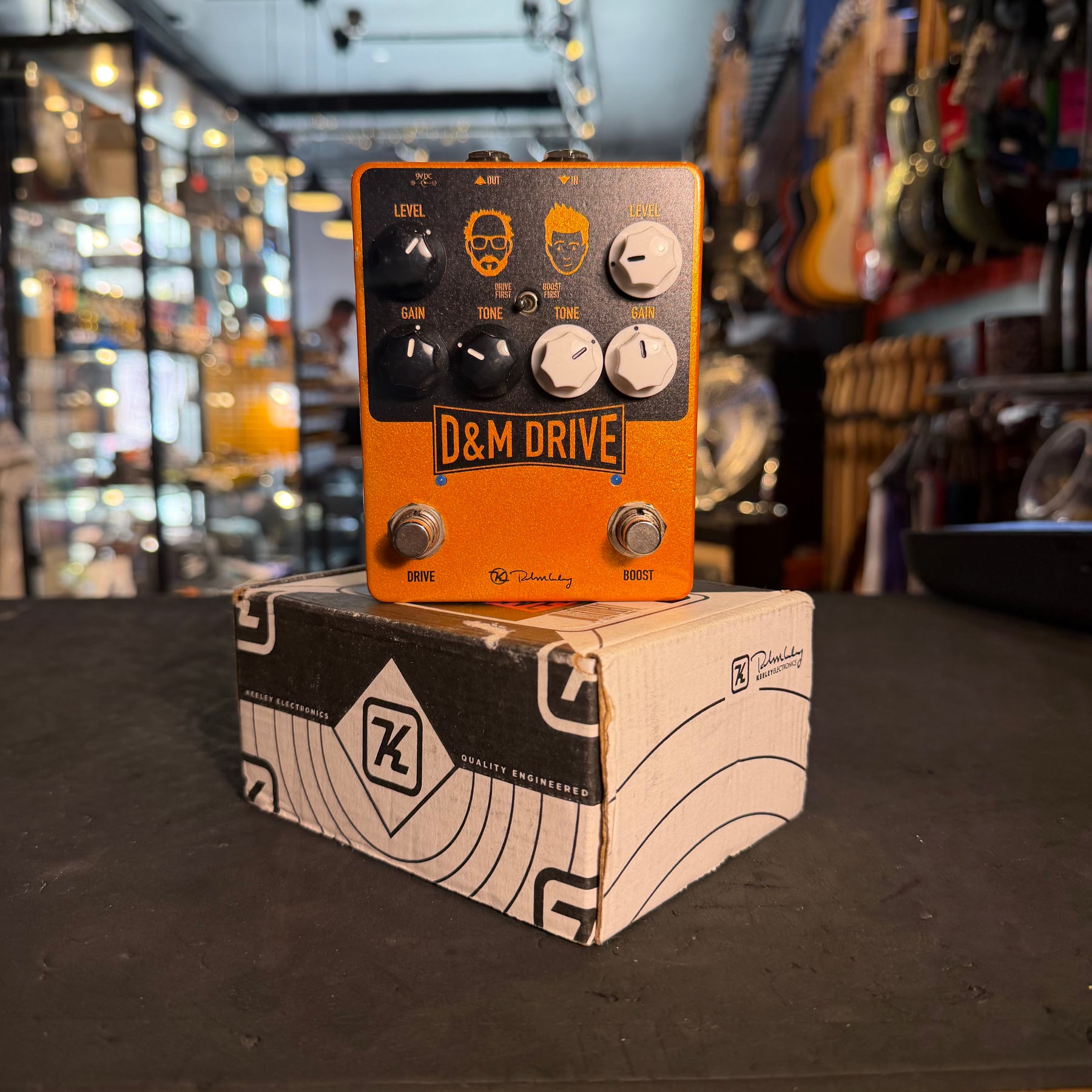 Keeley Electronics D&M Drive Effects Pedal - Preowned