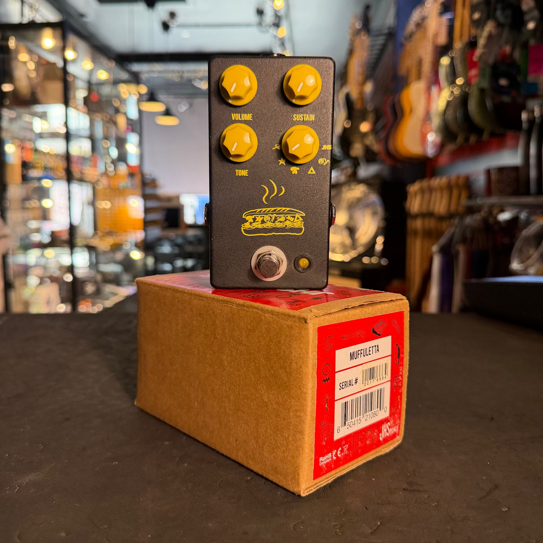 JHS Pedals Muffuletta Distortion Fuzz Effects Pedal - Preowned