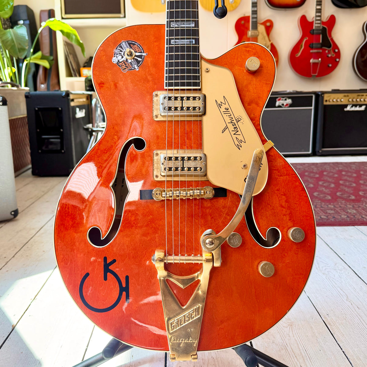 1990 Gretsch 6120 Nashville - Orange Stain - OHSC - Preowned